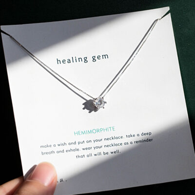 Bạc S925 Đĩa Đơn Vòng Cổ Kim Cương Nữ Thông Minh Giả Kim Cương Xương Đòn Dây Chuyền Mặt Dây Chuyền Đơn Rừng Vòng Cổ Đơn Giản