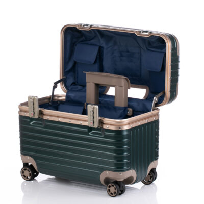 Hộp dài vỏ sò trên hộp lên máy bay 16 inch 18 inch 20 inch bánh xe đa năng khung nhôm hộp đựng máy ảnh vali nhỏ cho phụ nữ và nam giới
