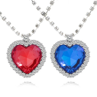 Phụ kiện điện ảnh và truyền hình xuyên biên giới Vòng cổ tình yêu ngôi sao đại dương Titanic Vòng cổ thời trang và đa năng Dương Mịch cùng loại