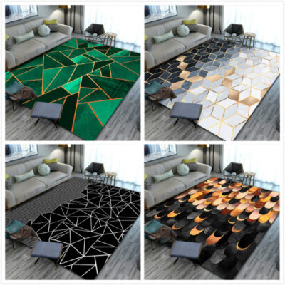 Bắc Âu Hiện Đại Đơn Giản Thảm Hình Học Trừu Tượng Thảm Phòng Khách Thảm Bàn Thảm Phòng Ngủ Thảm Thay Thế