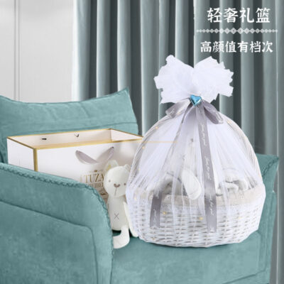 Rổ Cotton Xuân Hạ Thu Đông Sơ Sinh Tặng Quần Áo Cho Bé Sơ Sinh Bộ Hộp Quà Tiếp Liệu Tặng Quà