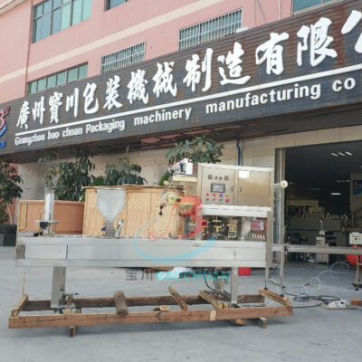 Guiling dán sữa thạch máy làm đầy và niêm phong tự động Trà sữa dán trà sữa máy làm đầy và niêm phong tự động