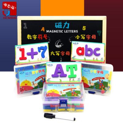 Từ EVA chữ hoa và chữ thường và số giáo dục sớm miếng dán nam châm miếng dán tủ lạnh đồ chơi học tập phát triển trí thông minh cho trẻ em
