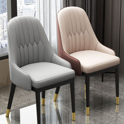 Phong cách Bắc Âu ánh sáng ghế ăn sang trọng tối giản hiện đại ghế sau internet người nổi tiếng đàm phán ghế làm móng nhà hàng gia đình Ghế đẩu Bắc Âu