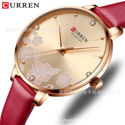 CURREN Karuien 9068 đơn giản nữ mặt nhỏ đồng hồ chống thấm nước dây nữ doanh nhân đồng hồ thạch anh đồng hồ nữ