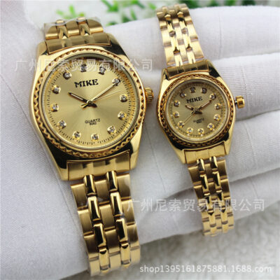 Đồng hồ đeo tay nam Miko 8082 của phụ nữ đồng hồ vàng cổ điển đồng hồ người cao tuổi đồng hồ thạch anh chống thấm nước bán buôn