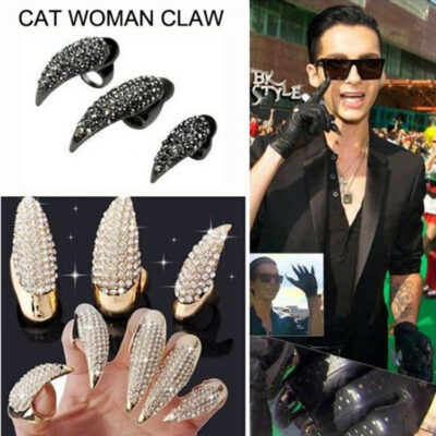 Âu Mỹ Ngoại Thương Retro Móng Vuốt Đại Bàng Nhẫn Nam Nhẫn Kim Cương 2 Nhân Dân tệ Shop Gian Hàng Cung Cấp Sỉ Trang Sức
