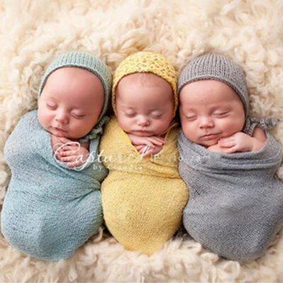 Mới Âu Mỹ Trẻ Em Đạo Cụ Chụp Ảnh Studio Ảnh Bé Sơ Sinh Ảnh Bọc Thun Bọc Sợi Bọc Vải