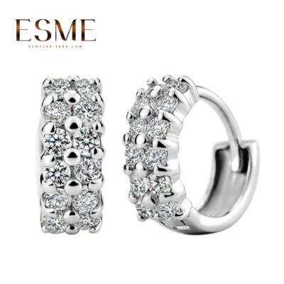 Nhà Máy Trang Sức Bán Buôn Nổ Bạc Đôi Hàng Khoan Bông Tai Bông Tai Nữ Thời Trang Hàn Quốc Không Gây Dị Ứng Phiên Bản Hàn Quốc