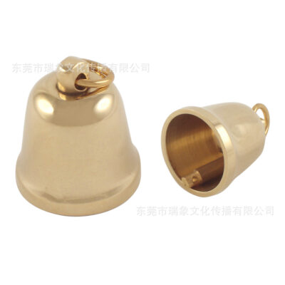 1 inch đồng chuông nhỏ/đồng nguyên chất đồng hồ treo tường chuông đồng chuông gió trang sức trang trí thủ công trang trí thú cưng chuông 5001