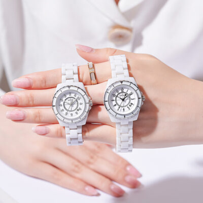 Đồng Hồ Nữ Xuyên Biên Giới Phát Trực Tiếp Bùng Nổ Một Mảnh Chính Hãng J12 Gốm Thạch Anh Chống Nước Nhẹ Sang Trọng Hốc Mẫu Mới