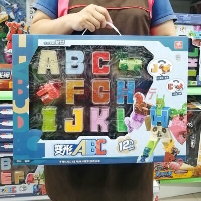 Tấn Giang Bảng chữ cái chuyển đổi Đồ chơi trẻ em Zodiac Fit Robot Combination Set Quà tặng