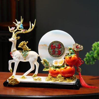 2023 Sản Phẩm Mới Sáng Tạo Fulu Hồng Ruyu Hồng Vật Trang Trí Nhà Tủ Tivi Phòng Khách Trang Trí Mềm Mại Quà Tặng Tân Gia