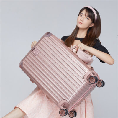 Vali Thời Trang Nam Khung Nhôm Đa Năng Bánh Xe Đẩy Nữ 20 Inch Nội Trú Mật Khẩu Vali Vali 24 Inch