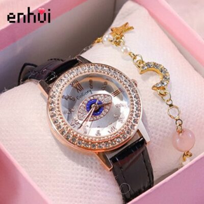 Đồng Hồ Kim Cương Mắt Quỷ Đồng Hồ Nữ Niche Light Sang Trọng Hàng Chính Hãng Tính Khí Đơn Giản Đồng Hồ Nữ Chống Thấm Nước Đa Năng