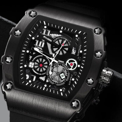 Đồng hồ tự động hoàn toàn mới dành cho nam Richard khí chất cao cấp thời trang dạ quang lịch chống thấm nước đồng hồ không cơ