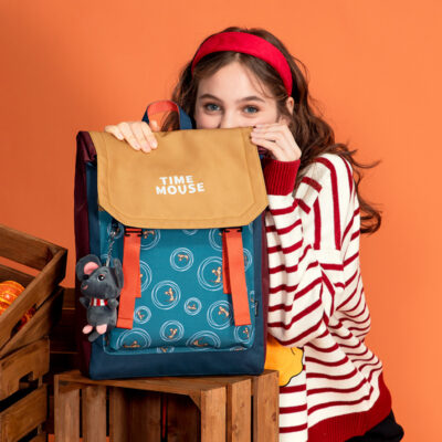 mrace dễ thương học sinh trung học cơ sở cặp đi học nữ công suất lớn 15,6 inch hốc máy tính ins ba lô du lịch thủy triều nam