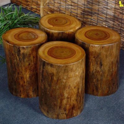 Gỗ Chắc Chắn Ngồi Bến Tàu Gỗ Chắc Chắn Rễ Khắc Phân Bàn Trà Đĩa Lớn Với Ghế Bàn Cà Phê Bến Tàu Đăng Nhập Bến Tàu Tròn bến Tàu