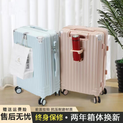 Vali nữ học sinh hộp mật mã bền đẹp xe đẩy tông màu nhẹ vali bánh xe phổ thông vali sức chứa lớn vali nam