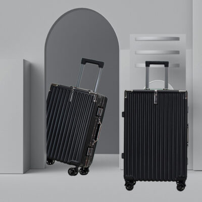 nội trú 20 inch bán buôn thời trang mới khung nhôm  học sinh xe đẩy 24 inch  vali bánh xe đa năng