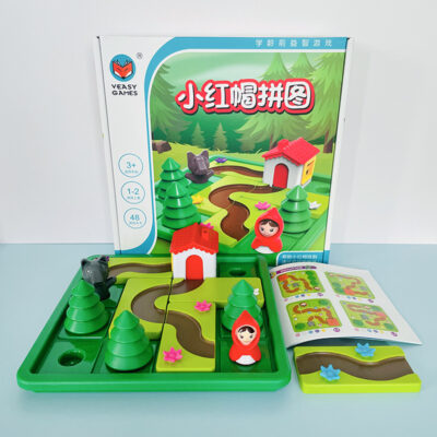 Cô Bé Quàng Khăn Đỏ Bảng Ghép Hình Trò Chơi Trẻ Em Của Cha Mẹ-Con Đồ Chơi Rèn Luyện Tư Duy Logic 4-6 Tuổi +