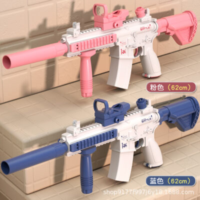 Xuyên Biên Giới Mới Đồ Chơi Trẻ Em M416 Điện Nổ Súng Nước Bé Trai Ngoài Trời Nước Đánh Tự Động Súng Ngắn