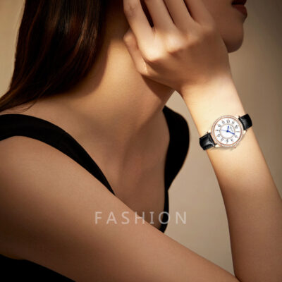 Gui Jingning thời trang xuyên biên giới đồng hồ đeo tay nữ cao cấp nhẹ thương hiệu thích hợp sang trọng Douyin đồng hồ đeo tay nữ thạch anh bán chạy thay mặt cho