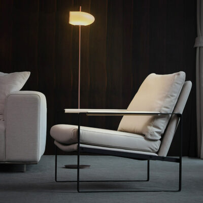 Văn phòng Bắc Âu ghế sofa phòng khách ghế đơn thiết kế ánh sáng ghế giải trí sang trọng đơn giản lưới ban công màu đỏ ghế đơn