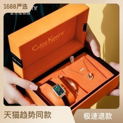 Đồng hồ nữ Culisr Kesnr đồng hồ nhỏ màu xanh lá cây sỉ niche cao cấp 520 đồng hồ quà tặng ngày lễ tình nhân