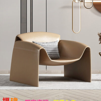 Sofa đơn thiết kế phòng khách hiện đại sáng tạo ghế cua phòng ngủ ban công nhà giải trí ghế rất đơn giản