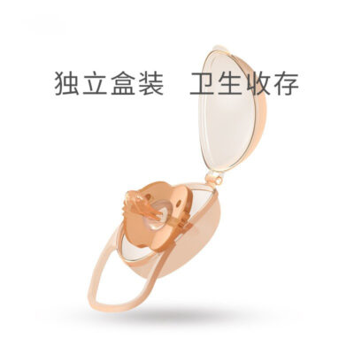 Tai Voi Bé Núm Vú Giả Silicone Siêu Mềm Giả Sữa Mẹ Ngủ Loại Bé Sơ Sinh Dỗ Bé Thoải Mái Hiện Vật