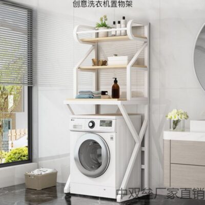 Kệ lưu trữ phía trên trống máy giặt phòng tắm ban công mở lật tủ giặt lưu trữ phòng tắm giá lưu trữ