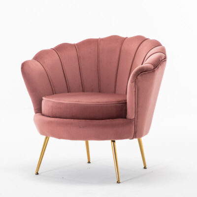 Bắc Âu Sáng Tạo Lưới Đỏ Giải Trí Sofa Vải Hiện Đại Ghế Sofa Kim Loại Phòng Khách Phòng Ngủ Ban Công Hoa Sen Đơn