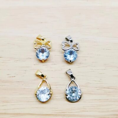 Vòng cổ xuyên biên giới châu Âu và châu Mỹ của phụ nữ mới hình trái tim chữ cái phụ kiện vòng cổ ngắn trang sức tóc zircon nạm kim cương bán buôn