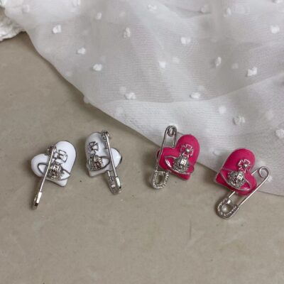 Bingtang Saturn ánh sáng sang trọng cảm giác cá tính ngọc trai rhinestone love bông tai đơn giản khí chất gõ đèn flash bông tai phụ kiện