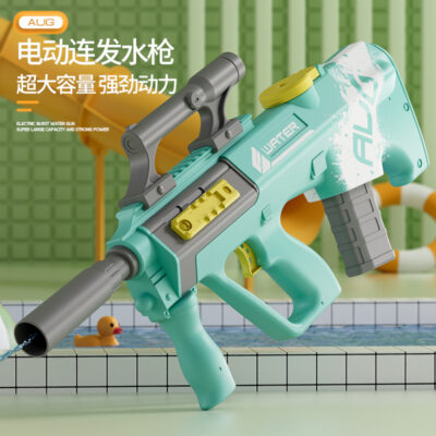 Mùa hè xuyên biên giới tháng 8 điện nổ súng nước p90 súng nước công suất lớn trẻ em trai và gái đồ chơi nước bãi biển