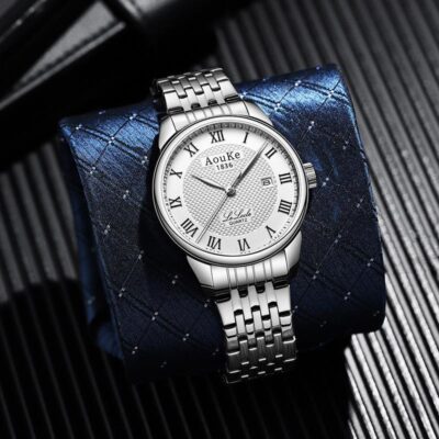 Ngoại thương nổ Le Rock nam đồng hồ nam thạch anh chống thấm nước kinh doanh dây thép nam đồng hồ đồng hồ bán buôn