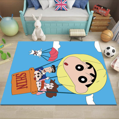 Anime Nhật Bản Hoạt Hình Thảm Crayon Shinchan Phòng Ngủ Trẻ Em Lớn Thảm Đầu Giường Chăn