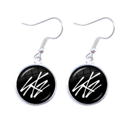 Xuyên biên giới bán chạy nhất ngôi sao Kpop Straykids thời gian xung quanh bông tai đá quý trẻ em vô gia cư bông tai trang sức