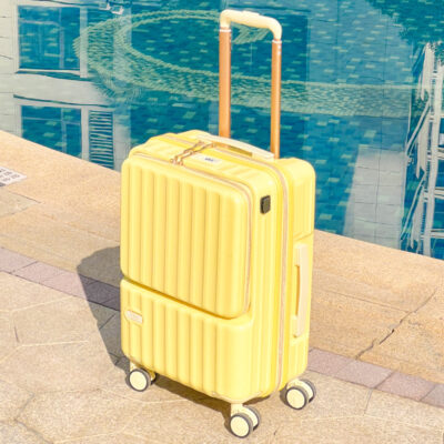 Mới 2023 mở đa chức năng 20 inch lên máy bay vali mật khẩu bánh xe đa năng 24 xe đẩy vali vali