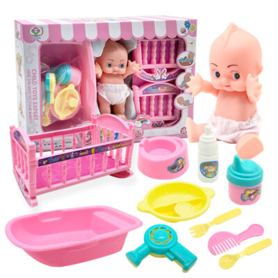 Đồ chơi giáo dục xuyên biên giới bộ đồ chơi búp bê nhà chơi trẻ em búp bê đồ chơi búp bê nhà chơi đồ chơi trang trí
