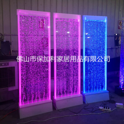 Khách sạn lớn tường bong bóng tường rèm nước tường ngăn nước chạy màn hình nước gió màn hình khiêu vũ tính năng nước trang trí tường