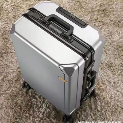 Vali mạnh mẽ và bền bỉ 24 inch nam đa năng bánh xe nam khung nhôm xe đẩy mật khẩu du lịch vali dung tích lớn 28 inch