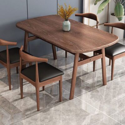 Cho thuê bàn ăn nhà chung cư nhỏ bàn ghế ăn đơn giản nhà hàng thức ăn nhanh thông thường bàn ghế kết hợp bàn ăn bàn hình chữ nhật