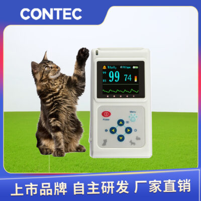Kangtai CONTEC ngoại thương xuyên biên giới thú y máy đo oxy độ bão hòa oxy trong máu thú cưng giám sát nhịp tim động vật bão hòa oxy clip