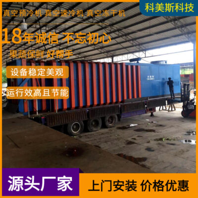 Trang trại thiết bị giữ tươi tối ưu Máy hút chân không làm lạnh sơ bộ rau miễn phí