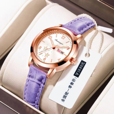 Đồng Hồ Nữ Ngôi Sao Mới Nữ Cao Cấp Chính Hãng Niche Cao Cấp Sensation Nữ Học Sinh Chống Thấm Nước Dạ Quang Nữ