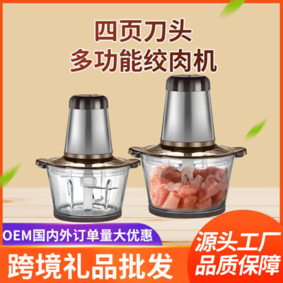 Mới Đa Chức Năng Máy Xay Thịt Điện Gia Đình Nấu Khuấy Băm Rau Xay Tỏi Trộn Thịt Quà Tặng Bán Buôn