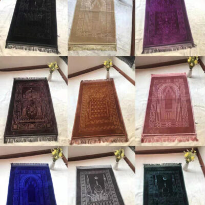 Nhà máy bán hàng đồng bằng màu tổng hợp thờ cúng chăn hành hương chăn cầu nguyện thảm 80 cm * 120 cm tại chỗ