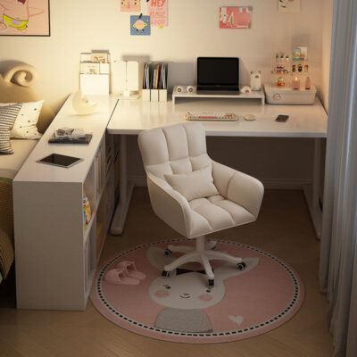 Bàn máy tính bàn giá sách một học sinh nhà bàn viết trẻ em bàn học hình chữ L phòng ngủ bé gái